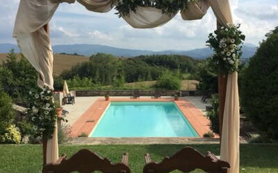 Villa Medicea Lo Sprocco: Veranstaltung, Blumentopf, Garten, Zeremonie, Hinterhof, Schatten, Garten, Zimmerpflanze