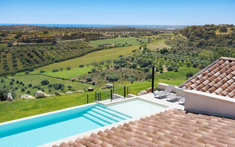 Villa Netina: Schwimmbad, Blau, Resort, Verbundwerkstoff, Villa, Eco Hotel, Design, Fliese, Thermae, Hotel