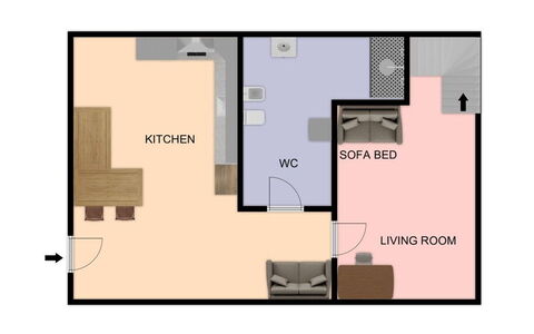 Suite Meda: Schlafzimmer, Bett