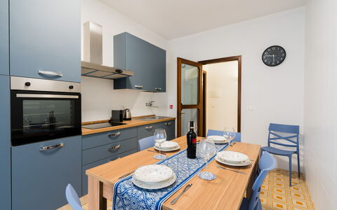 Stella Marina: Interior Design, Flooring, Möbel, Fussboden, Zimmer, Cabinetry, Major Appliance, Küchengerät, Küche, Countertop