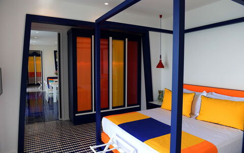 Casa Blue Dream: Orange, Interior Design, Schwimmbad, Hotel