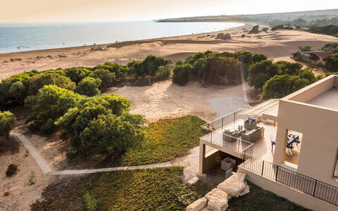 Casa Gentile: Horizont, Landschaft, Grundstueck, Estate, Sand, Shrubland, Luftaufnahmen, Strand
