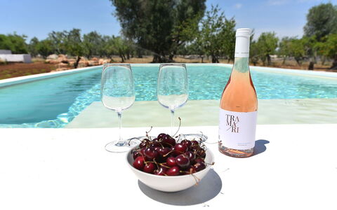 Trulli Fontana: Flasche, Drinkware, Geschirr, Kelche, Barware, Weinglas, Wein