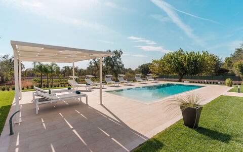 Villa Il Gelsomino: Schwimmbad, Baum, Gartenmöbel, Garten, Resort, Schatten, Landscaping, Sonnenliege, Freizeit