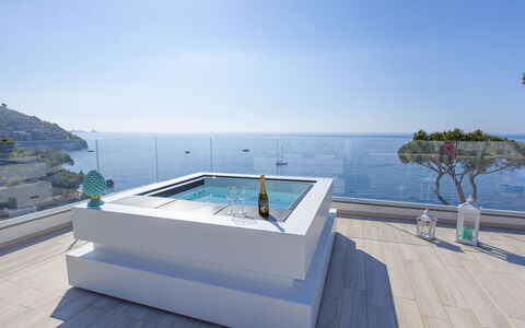 Villa del Cantone: Armatur, Schwimmbad, Badewanne, Resort, Jacuzzi, Hotel, Villa, Penthouse, Deck