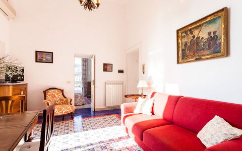 Casa Praiano: Interior Design, Flooring, Wand, Möbel, Fussboden, Holz, Couch, Wohnzimmer, Zimmer, Decke
