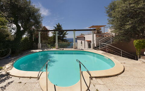 Villa Avion: Blau, Schwimmbad, Verbundwerkstoff, Resort, Schatten, Gartenmöbel, Eco Hotel, Villa, Ferienort, Hazienda