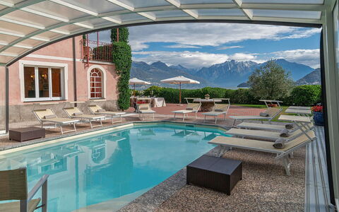 Villa Meridiana: Hügel, Gebirge, Garten, Resort, Estate, Schwimmbad, Senke, Bergstation, Eco Hotel, Alpen