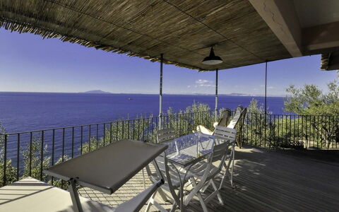 Casa Lubrense: Meer, Balkon, Küsten Und Ozeanische Forms, Stuhl, Resort, Küste, Ozean, Schatten, Gartenmöbel, Eco Hotel