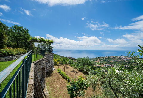 Villa Tortuga: Horizont, Landschaft, Meer, Ozean, Zaun, Stockfotografie