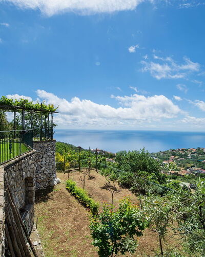 Villa Tortuga: Horizont, Landschaft, Meer, Ozean, Zaun, Stockfotografie