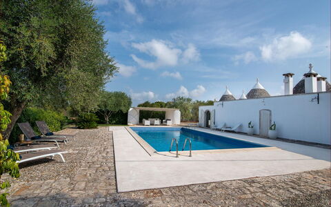 Trulli Maria: Landscaping, Garten, Estate, Hazienda, Hof