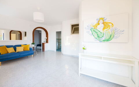 Mermaid Villa: Flooring, Fussboden, Interior Design, Möbel, Decke, Zimmer, Wohnung, Wohnzimmer, Stuhl
