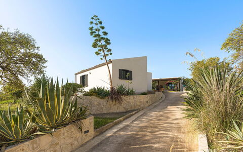 Villa Arcobaleno: Himmel, Strauch, Zuhause, Grundstueck, Landscaping, Estate, Garten, Schatten, Auffahrt