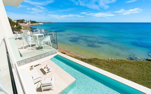 Villa Confini: Blau, Meer, Ozean, Küste, Strand, Ufer, Tropen, Urlaub, Karibik, Bucht