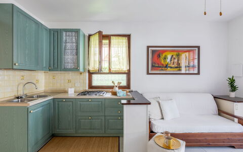 Veranda sul Conero: Möbel, Interior Design, Cabinetry, Flooring, Holz, Küche, Countertop, Fussboden, Küchengerät, Zimmer