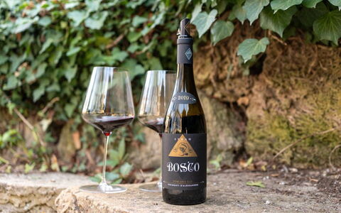 Loft Borgo Syrah: Flasche, Glasflasche, Weinflasche, Wein, Barware