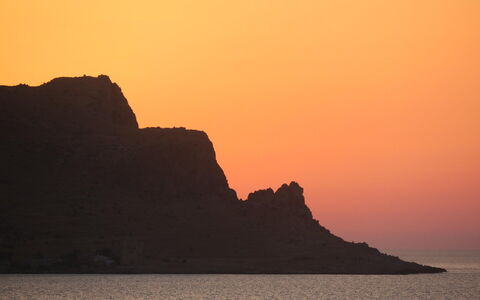Villa Fontanazza: Horizont, Schönheit, Orange, Sonnenuntergang, Afterglow, \Fels, Dämmerung, Meer, Küsten Und Ozeanische Forms