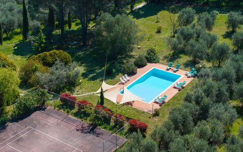 Il Leccio, Vinci, Private Pool and Tennis: Schwimmbad, Resort, Estate, Hazienda, Villa, Eco Hotel, Plantage, Bauernhaus