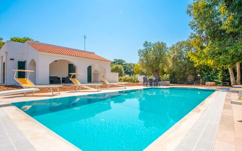 Villa Margherita: Blau, Schwimmbad, Hazienda, Resort, Gartenmöbel
