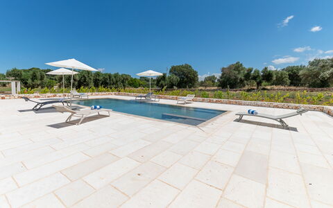 Tenuta Emma: Garten, Landscaping, Reflexion, Gartenmöbel, Reflecting Pool, Water Feature
