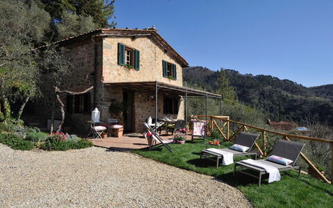 Oliveta: Haus, Zuhause, Hütte, Ländliches Gebiet, Bauernhaus, Gartenmöbel, Dorf, Garten, Hinterhof, Stuhl