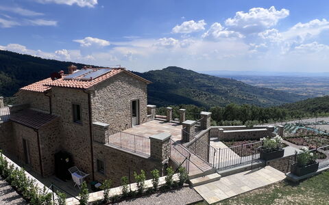 Villa Maddalena alla Guglielmesca: Wand, Estate, Steinwand, Dorf, Bergdorf, Balkon, Villa, Cobblestone, Flagstone