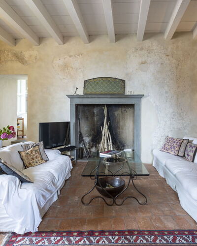 Casa Torre Il Castello: Möbel, Küche & Esszimmer Tisch, Stuhl, Fussboden, Meer, Balkon, Ozean, Resort, Eco Hotel, Esszimmer