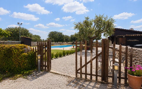 La Muraglia: Grundstueck, Schatten, Garten, Landscaping, Estate, Auffahrt, Garten, Zaun, Home Fechten, Hinterhof