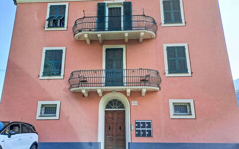 La Casa di Tea: Blau, Balkon, Geländer, Wohnung, Zaun, Meer, Resort, Eigentumswohnung, Schwimmbad, Hotel