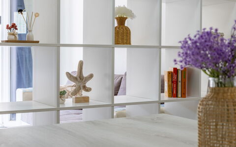 Domus de Mar: Blau, Balkon, Geländer, Wohnung, Zaun, Meer, Resort, Eigentumswohnung, Schwimmbad, Hotel
