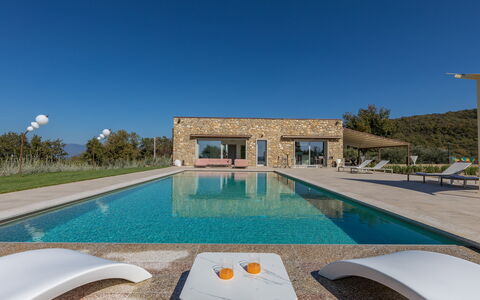 La Calcinaia Country House, Bucine: Blau, Schwimmbad