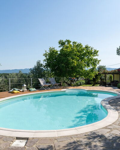 Buca delle Fate 8: Blau, Schwimmbad, Gartenmöbel, Möbel, Resort, Eco Hotel, Stuhl, Schatten, Regenschirm, Hazienda