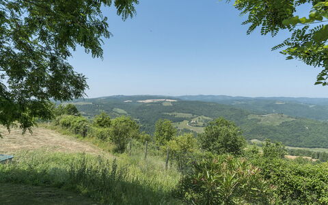 Casale al Doglio 6+1: Natürlichen Umgebung, Natur, Bergforms, Vegetation, Hügel, Natürliche Landschaft, Wiese, Strauch, Landschaft, Hochland