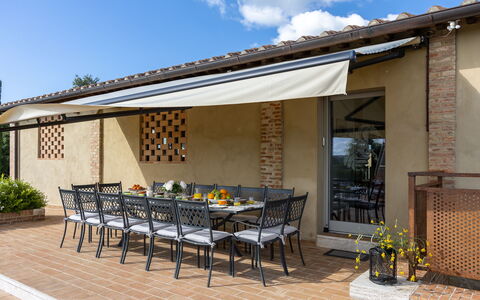La Fonte di Santa Regina 8: Markise, Dach, Schatten, Outdoor Struktur, Terrasse, Küche & Esszimmer Tisch, Gartenmöbel, Stuhl, Veranda, Tisch Im Freien