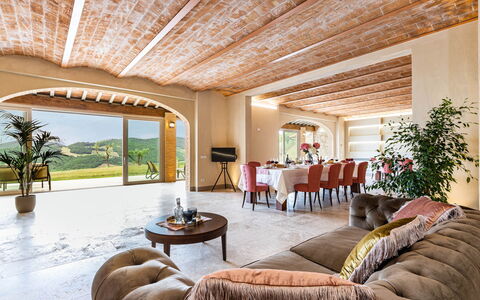 Il Poggiarellone 14: Interior Design, Möbel, Decke, Zimmer, Stuhl, Eco Hotel, Strahl, Villa, Resort, Hotel