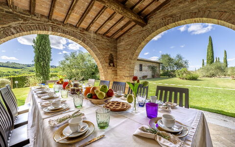 Casale dei 12: Essen, Bauernhaus, Villa, Hazienda