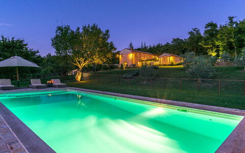 Muffato 6: Blau, Schwimmbad, Resort, Estate, Garten, Eco Hotel, Landscaping, Hütte, Bauernhaus, Thermae