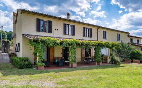 Casale le Conce 6: Estate, Garten, Hazienda, Schatten, Villa, Landscaping, Bauernhaus, Garten, Hof, Hinterhof