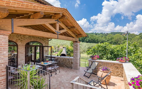 Le Terre di Nunzio 12: Möbel, Gartenmöbel, Blumentopf, Veranda, Terrasse, Garten, Bauernhaus, Hütte, Tisch Im Freien, Stuhl