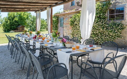 Nonno Fernando 14: Möbel, Tabelle, Gartenmöbel, Stuhl, Tisch Im Freien, Küche & Esszimmer Tisch, Blumentopf, Tischdecke, Terrasse, Garten