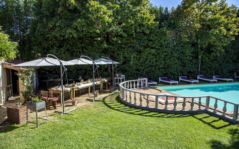 Villa delle Sophore 12: Schwimmbad, Gartenmöbel, Resort, Schatten, Garten, Eco Hotel, Landscaping, Hinterhof, Rasen, Freizeit