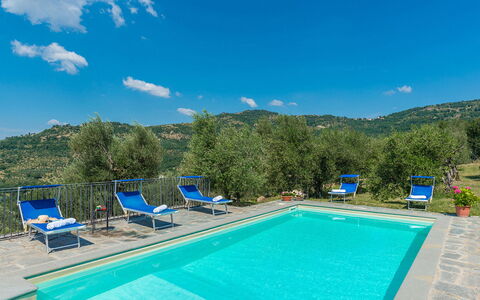 Villa Fabi 6+2: Blau, Schwimmbad, Gartenmöbel, Resort, Hazienda, Eco Hotel, Estate, Villa, Landscaping, Ferienort