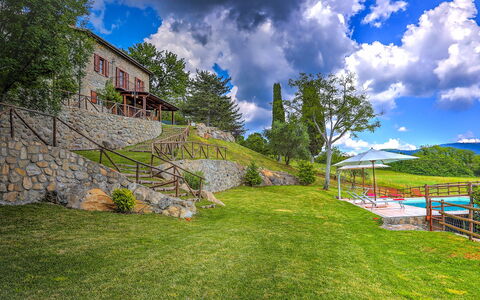 La Casa di Elsa 6: Landschaft, Garten, Estate, Bauernhaus, Landscaping, Rasen, Garten, Villa, Eco Hotel, Schwimmbad