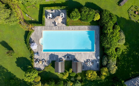 Villa Barchessa Panigai 8: Schwimmbad, Resort, Freizeit, Eco Hotel, Garten, Landscaping, Estate, Schatten, Rasen, Thermae