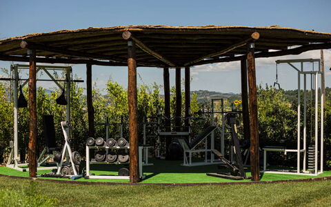 Casale Bella Vita 8+4: Garten, Park, Schatten, Eisen, Metall, Rasen, Outdoor Struktur, Gazebo, Freizeit, Pavillon