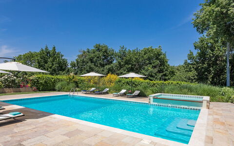 Casal Parro 6: Schwimmbad, Blau, Gartenmöbel, Resort, Möbel, Stuhl, Sonnenliege, Verbundwerkstoff, Freizeit, Eco Hotel