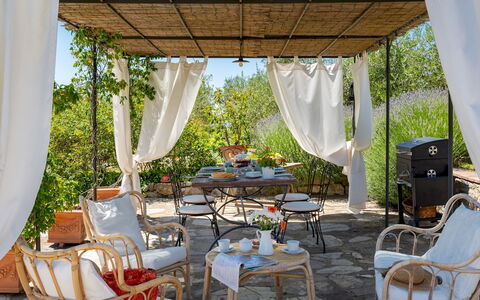 Country House Lo Spigo 4: Möbel, Stuhl, Gartenmöbel, Tabelle, Tisch Im Freien, Terrasse, Schatten, Garten, Outdoor Struktur, Hinterhof