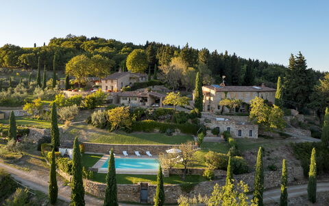 Poggio Novoli 6: Landschaft, Estate, Landscaping, Garten, Villa, Shrubland, Plantage, Villa