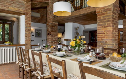 Il Romitoio 12: Möbel, Interior Design, Tabelle, Stuhl, Holz, Decke, Esszimmer, Küche & Esszimmer Tisch, Zimmer, Beleuchtung